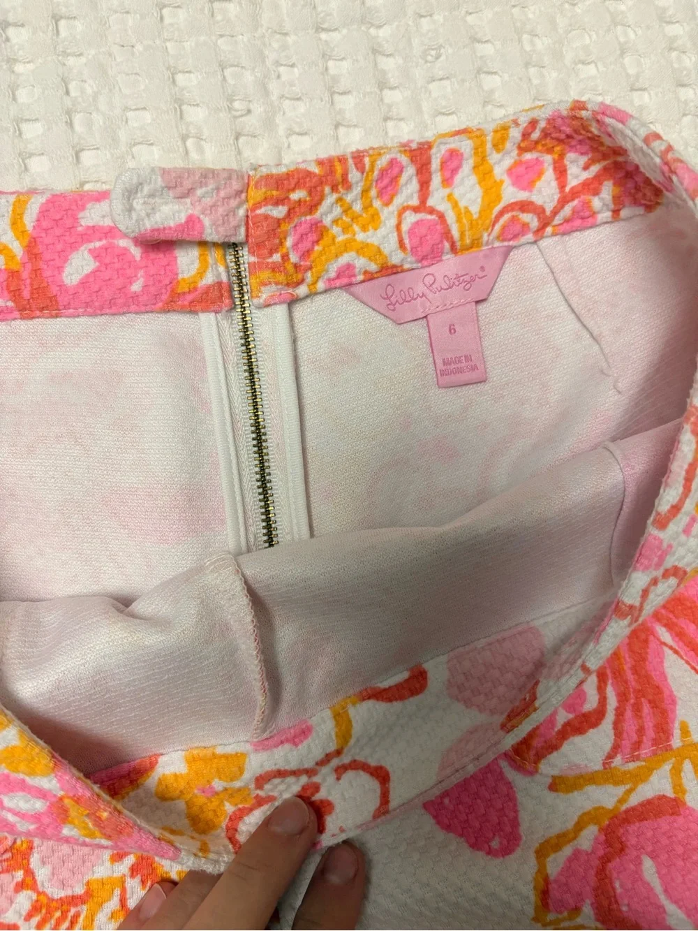 Lilly Zip Back Textured Short - Picture 2 of 3